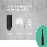 Niko promo : 2 bewegingsdetectoren en een Fourchette cadeau!